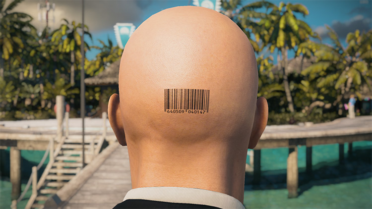 Numbered Barcode Mod for Hitman 3