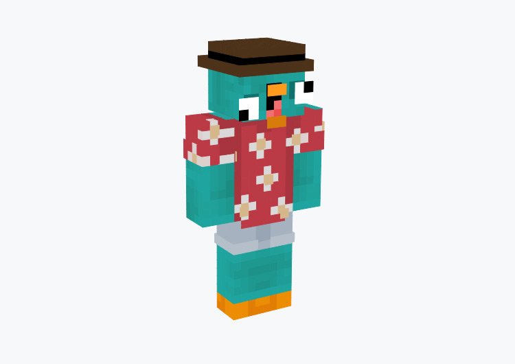 Derp Vacation Perry the Platypus / Minecraft Skin