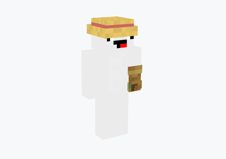 Endgame Farmer with Derp Face / Minecraft Skin