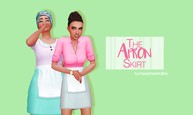 The Apron Skirt / TS4 CC