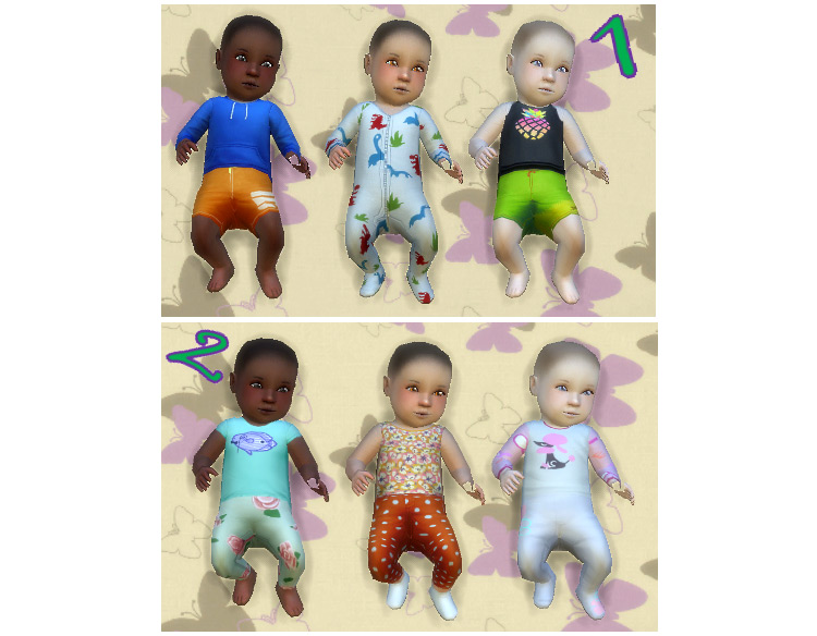Baby Clothing and Skin CC for The Sims 4