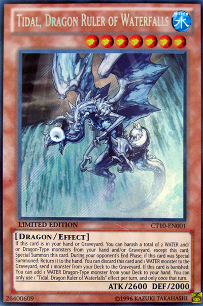 Tidal, Dragon Ruler of Waterfalls Yu-Gi-Oh! Card