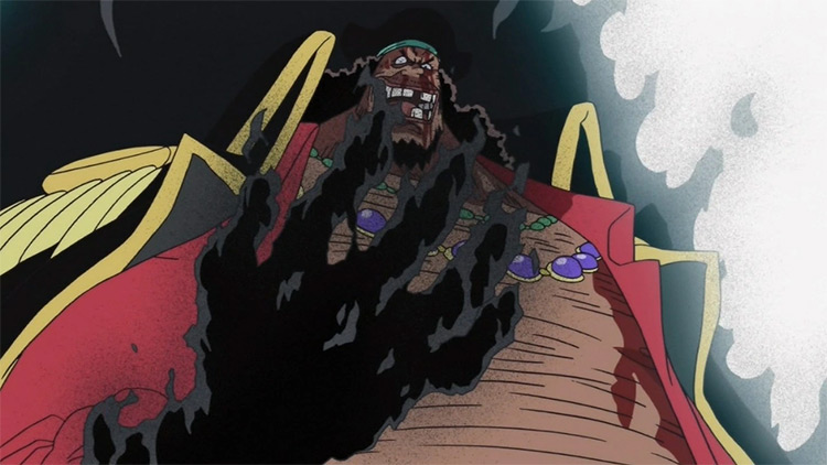 Blackbeard Dark-Dark Fruit (Yami Yami no Mi) from One Piece anime