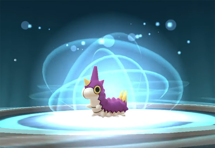 Shiny Wurmple in Pokémon GO