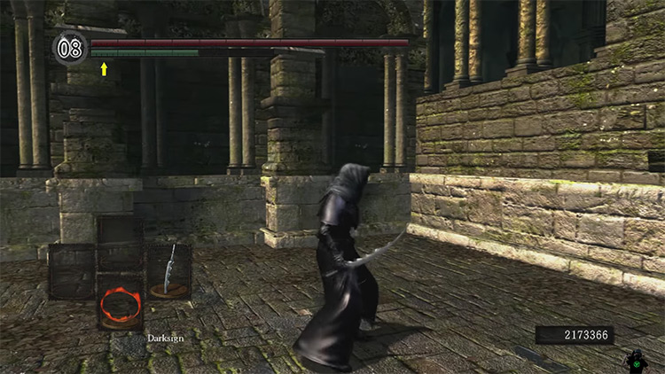 Dark Souls Remastered Jagged Ghost Blade gameplay screenshot