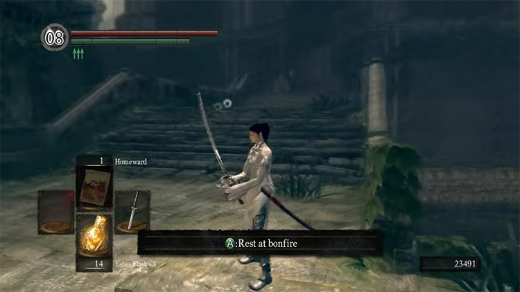 Dark Souls Remastered Chaos Blade gameplay screenshot