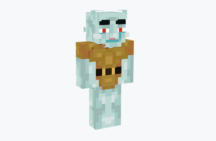 Handsome Squidward / Minecraft Skin