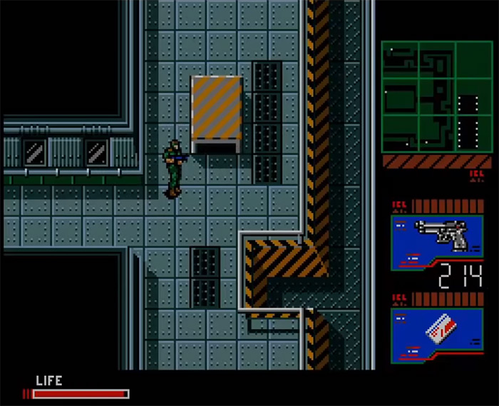 Solid Snake gameplay 1990