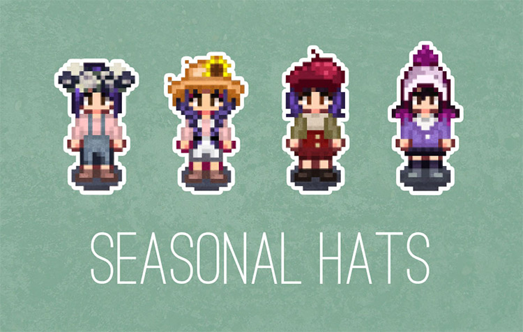 Seasonal Hats / Stardew Valley Mod
