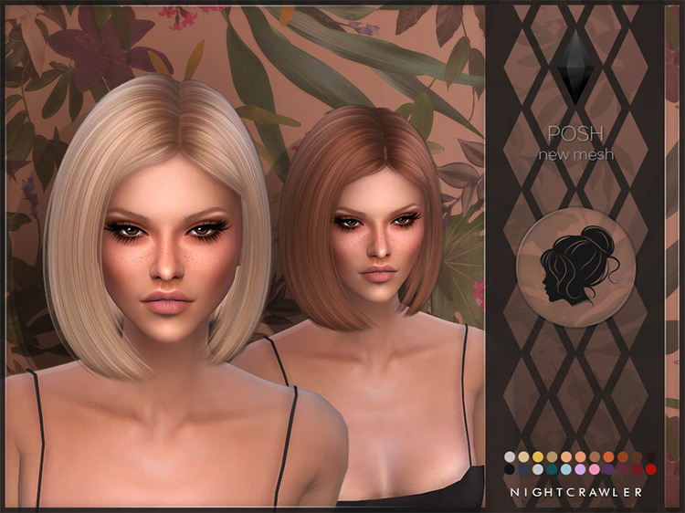 Nightcrawler-Posh Hair by Nightcrawler Sims / Sims 4 CC