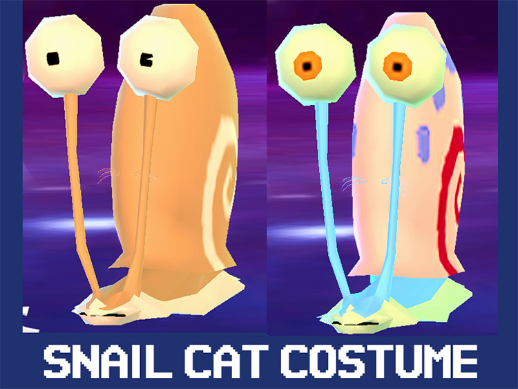 Cat Costume – Gary the Snail with Extra Recolor by IndigoMoon! / TS4 CC