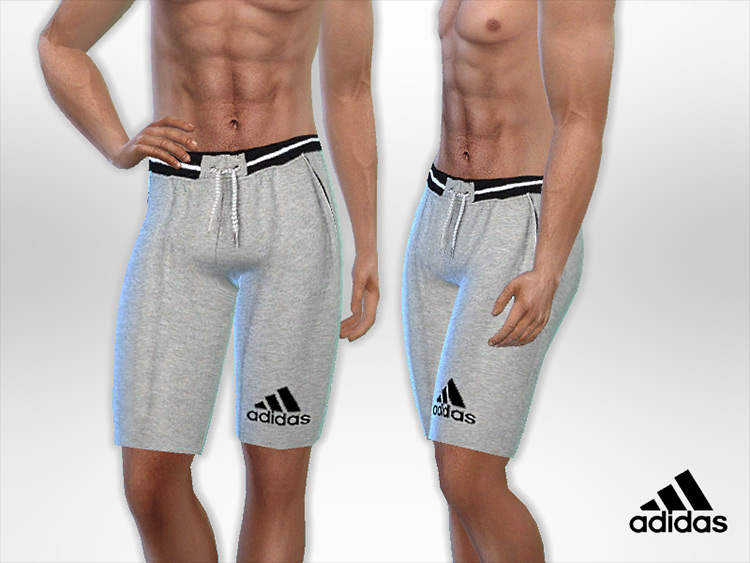 Adidas Male Shorts Sims 4 CC screenshot
