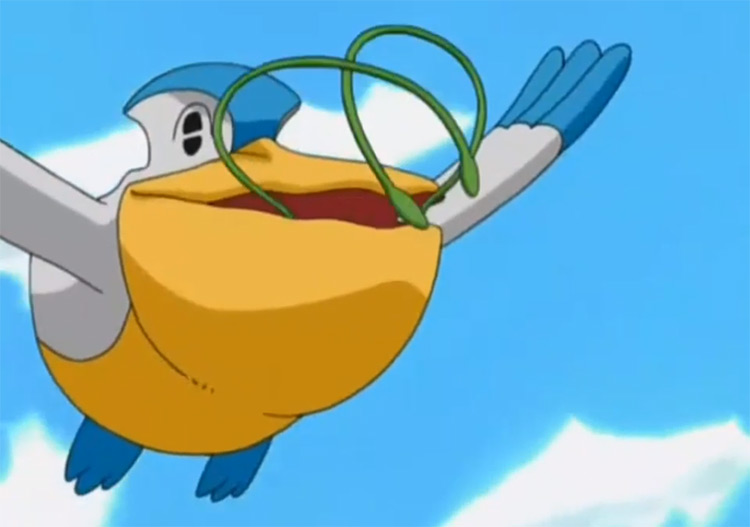 Pelipper Pokemon in the anime
