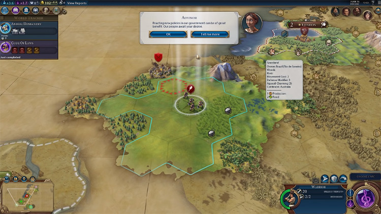 God of the Open Sky in Civilization 6 screenshot