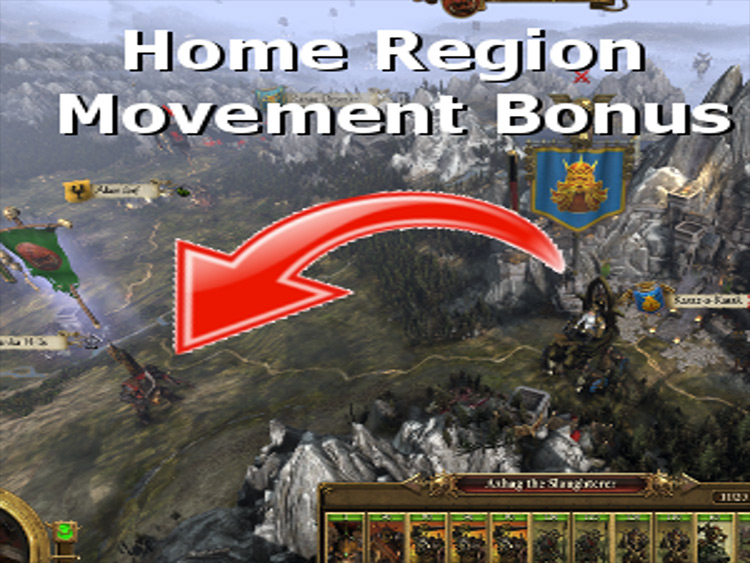 Home Region Movement Bonus mod for Total War: Warhammer