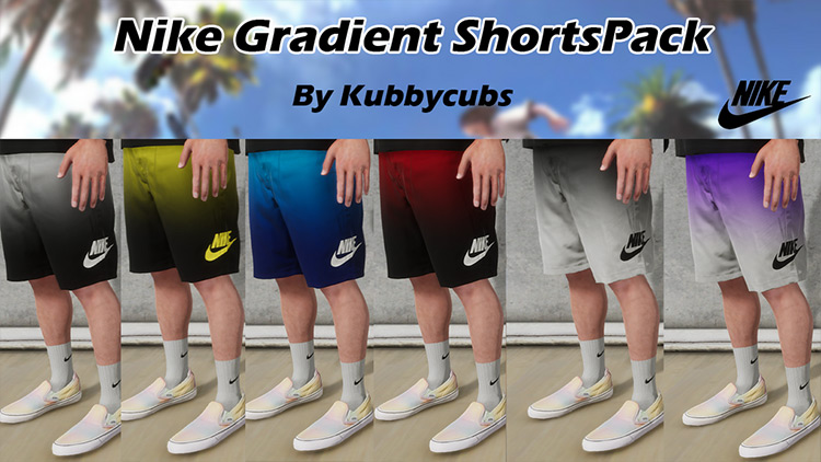 Nike Gradient Shorts Pack Skater XL mod