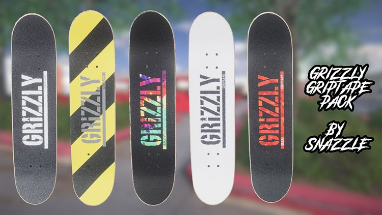 Grizzly Griptape Pack Skater XL mod