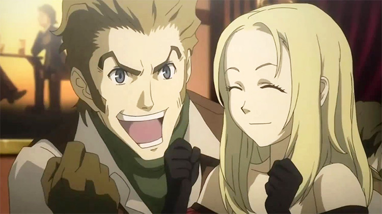 Isaac Dian and Miria Harvent Baccano anime screenshot