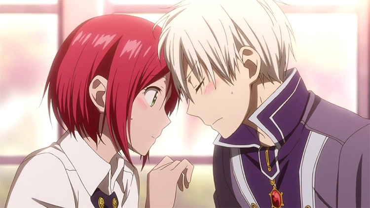 Shirayuki and Zen Wistalia from Snow White with the Red Hair