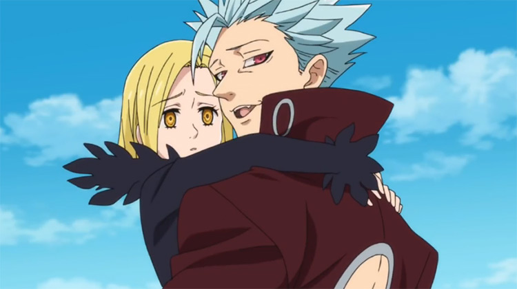 Ban and Elaine from The Seven Deadly Sins