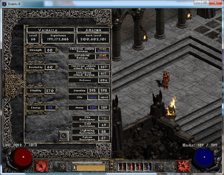 Valhalla Diablo 2 mod screenshot