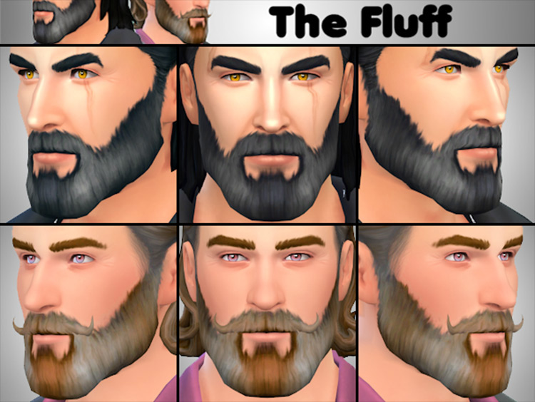 The Fluff Beard Sims 4 CC