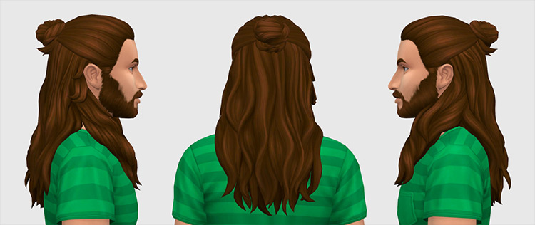 Maze Hair Sims 4 CC screenshot
