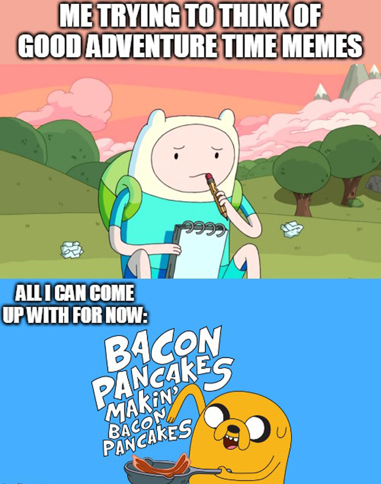 Bacon pancakes meme