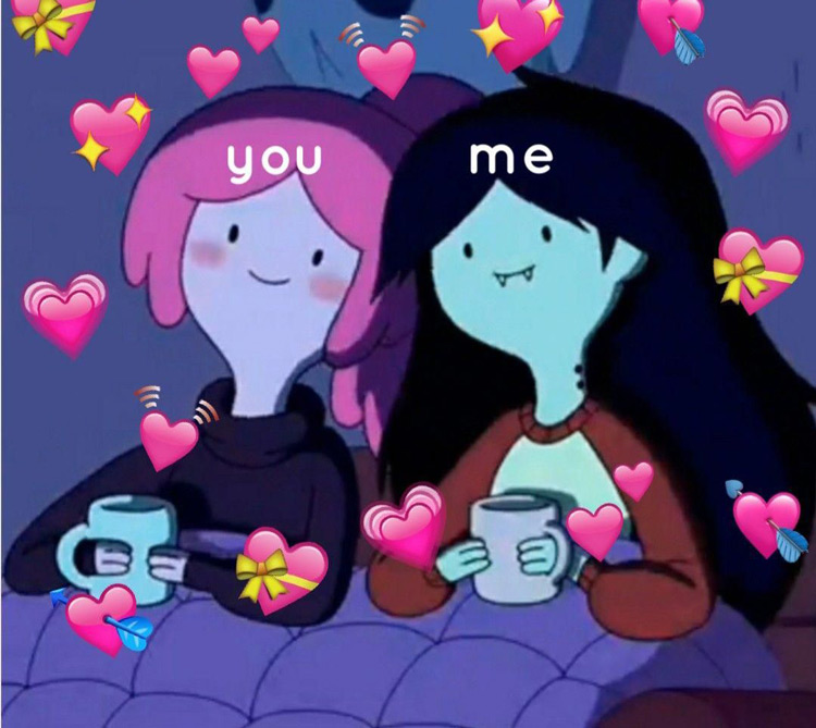 Me and You - Wholesome Marceline and PB meme