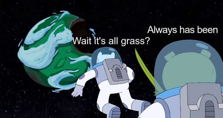 Wait its all grass? Always has been crossover