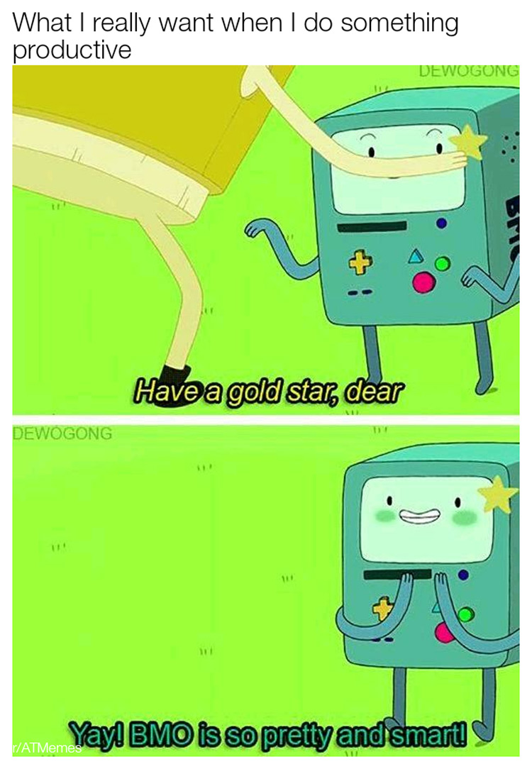 Yay Bmo is so pretty and smart