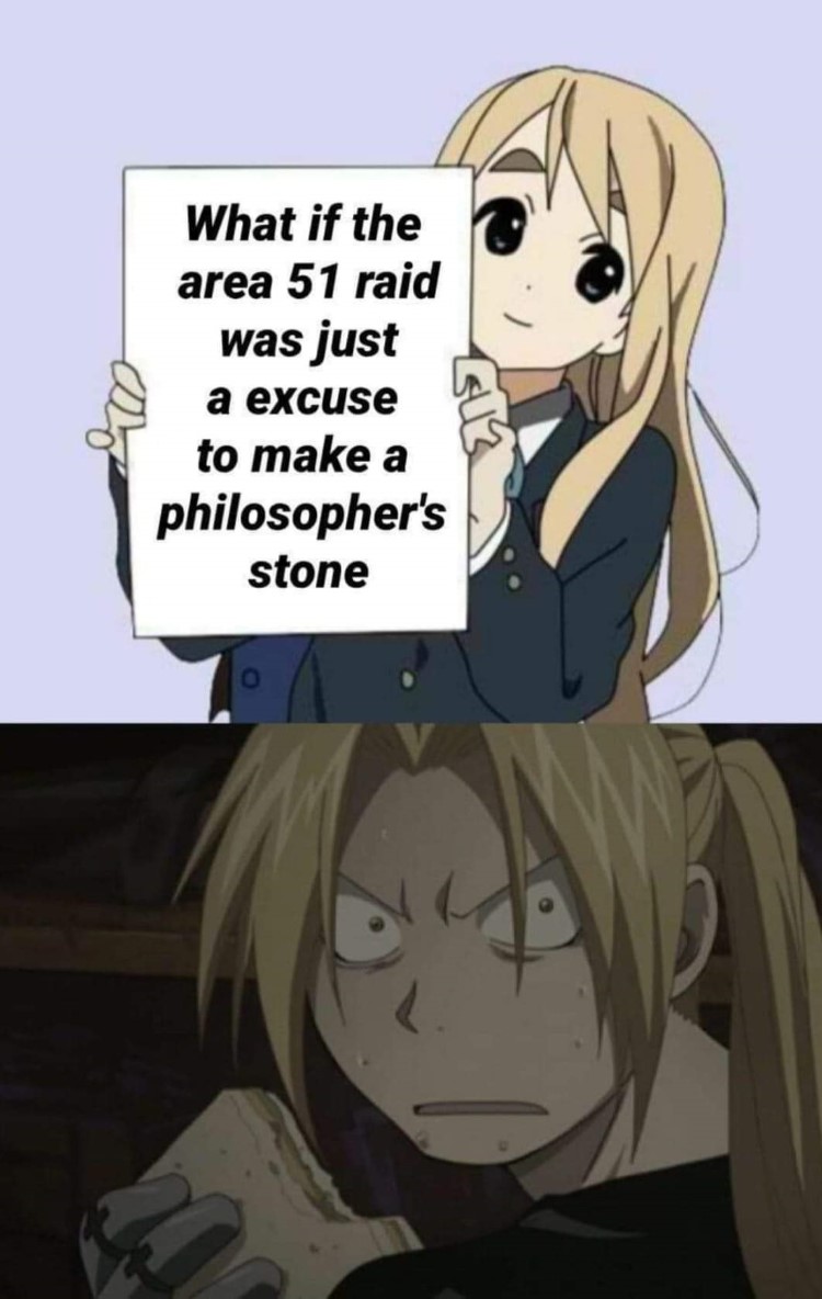 What if the area 51 raid was an excuse meme