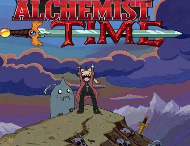 Adventure time, Fullmetal Alchemist Time meme crossover