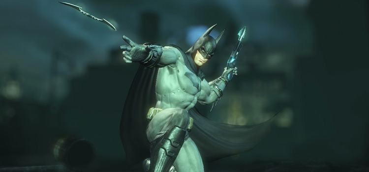 Custom Batman outfit modded for Arkham City