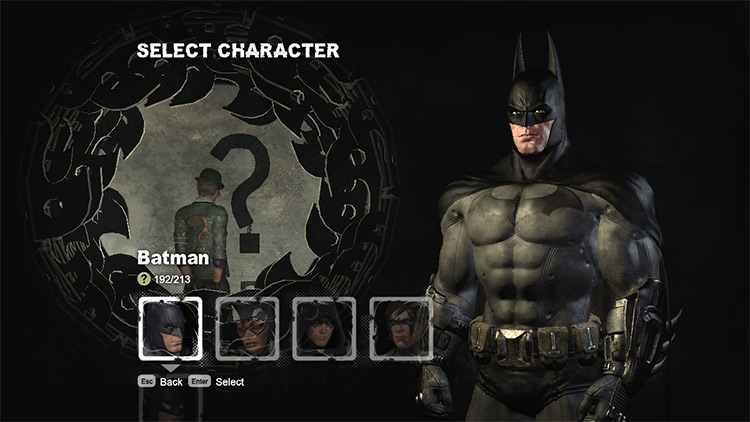 Black Cape and Cowl Batman: Arkham City Mod