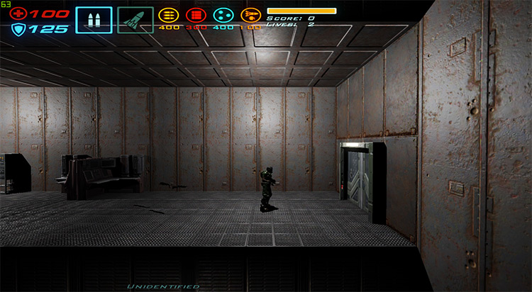 Hard Corps Doom 3 Mod gameplay screenshot