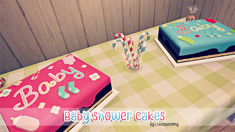 Baby Shower Cakes Sims 4 CC