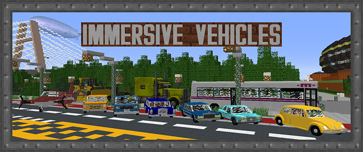 Immersive Vehicles Minecraft Mod