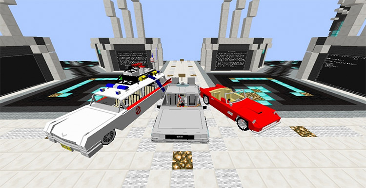 Iconic Movie Vehicles Minecraft Mod