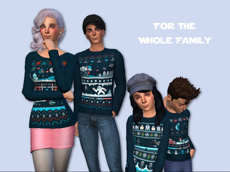 Star Wars Christmas Sweaters for TS4