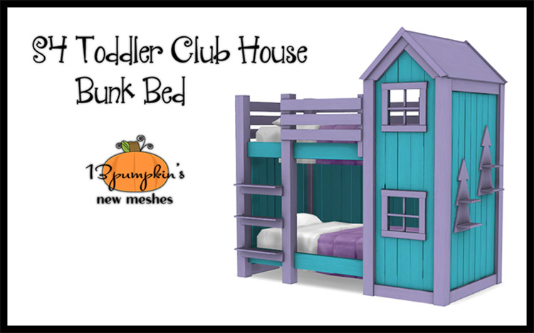 Toddler Club House Sims 4 Mod title