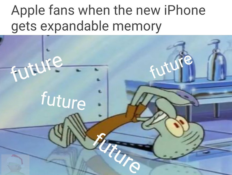 Squidward future meme