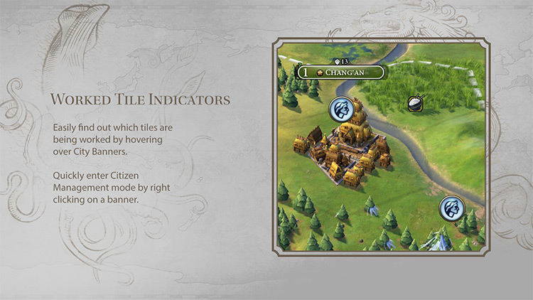 Simple UI Adjustments Civilization VI mod screenshot