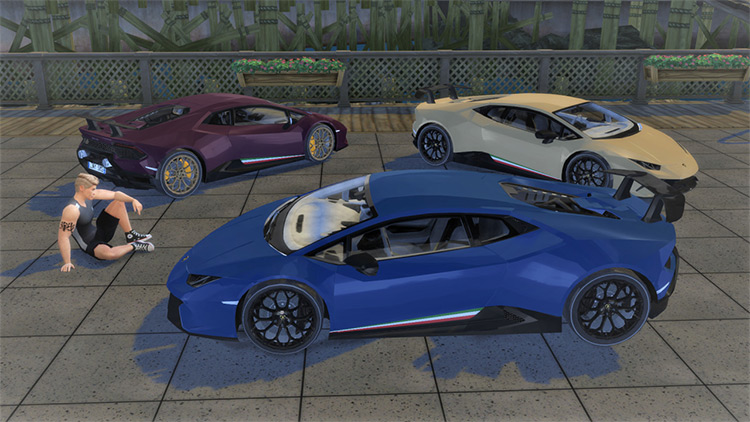 Lamborghini Huracán Performante (2018) Sims 4 CC