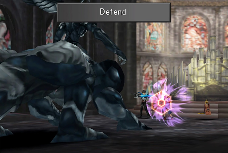 Defend in Final Fantasy VIII