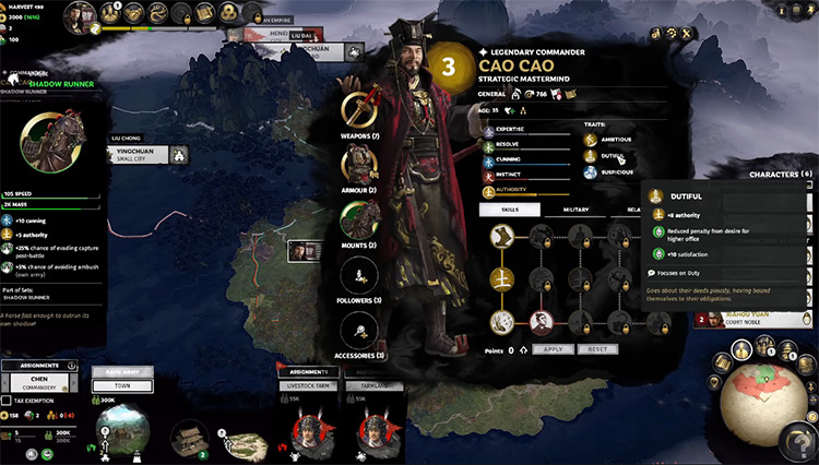 Cao Cao Total War: Three Kingdoms Faction Leader