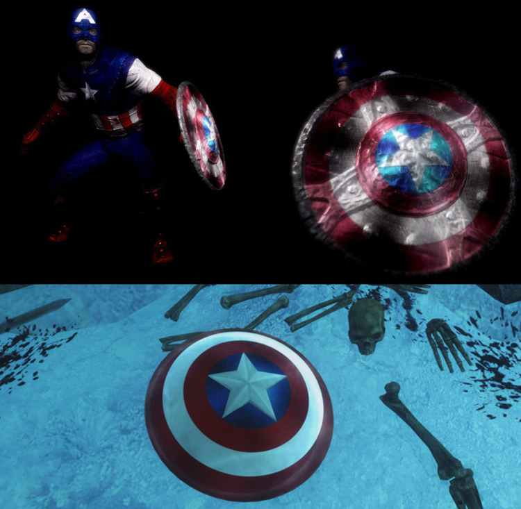 Captain America Skyrim mod