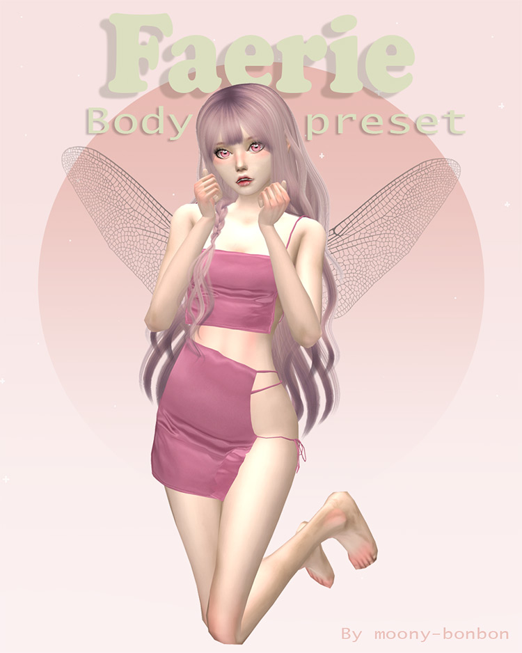 Faerie – Body Preset N2 Sims 4 CC