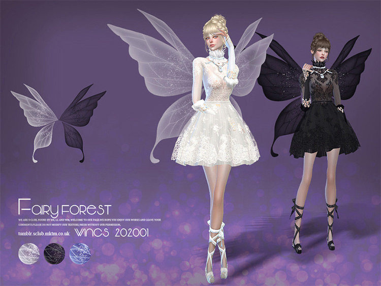 Fairy Forest Wings Sims 4 CC