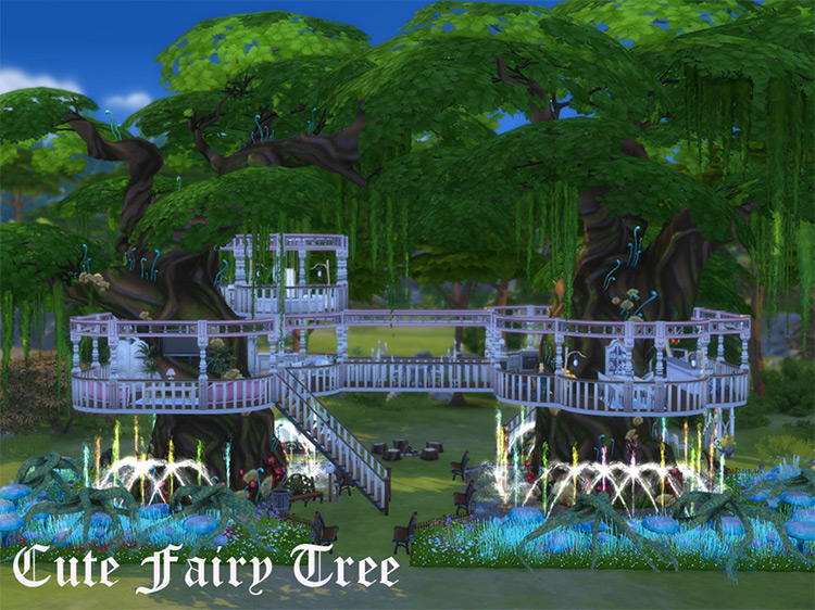 Cute Fairy Tree for Sims 4